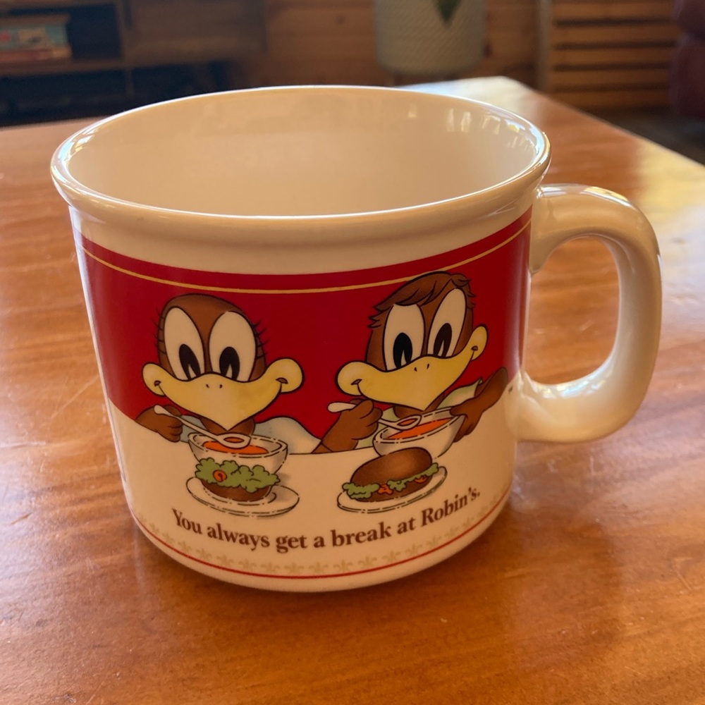 Campbells soup & Robin Donuts mug